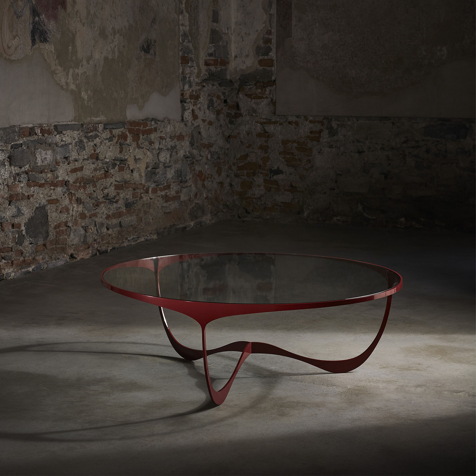 Memphis round coffee table