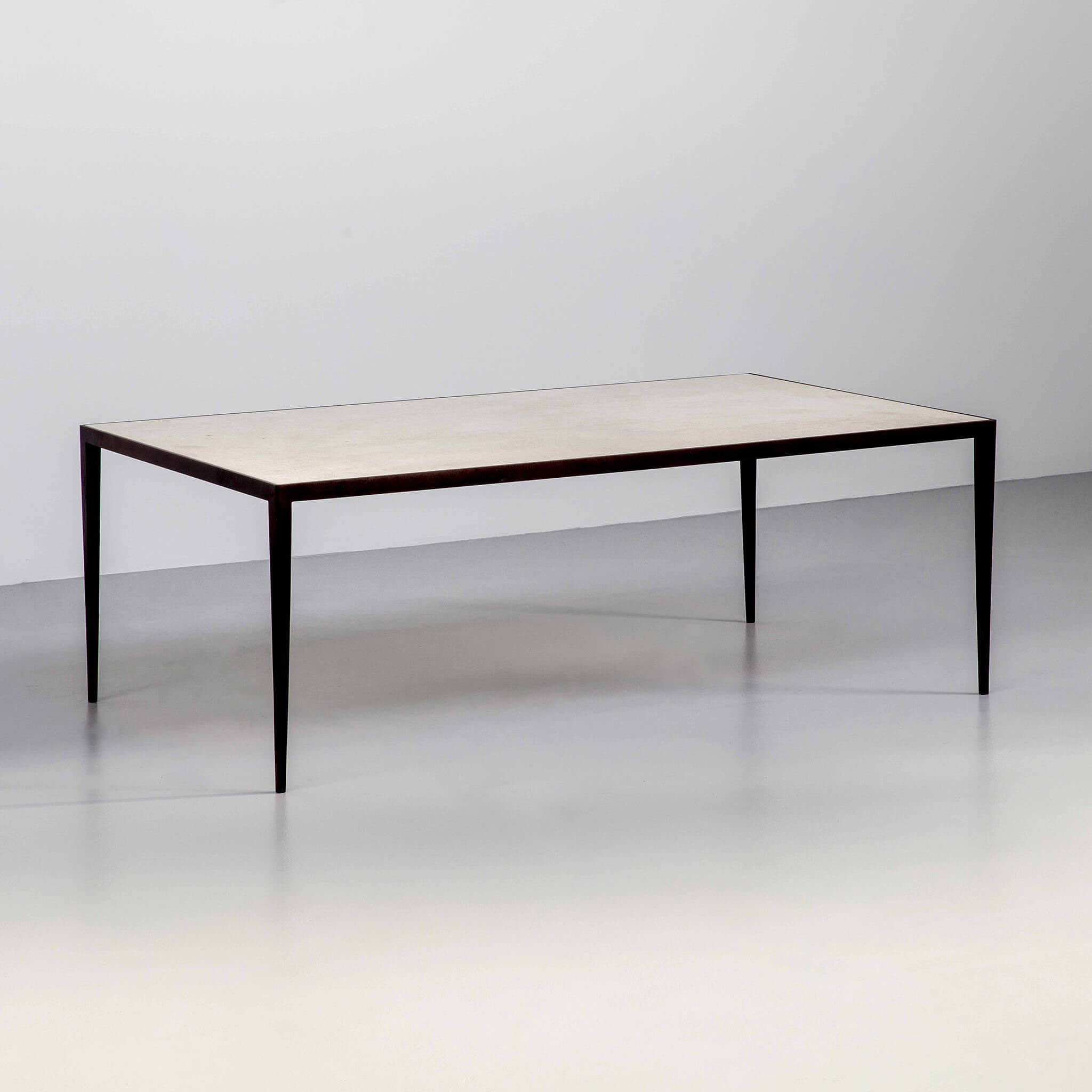 Finished in "Bronze" with a Limestone top