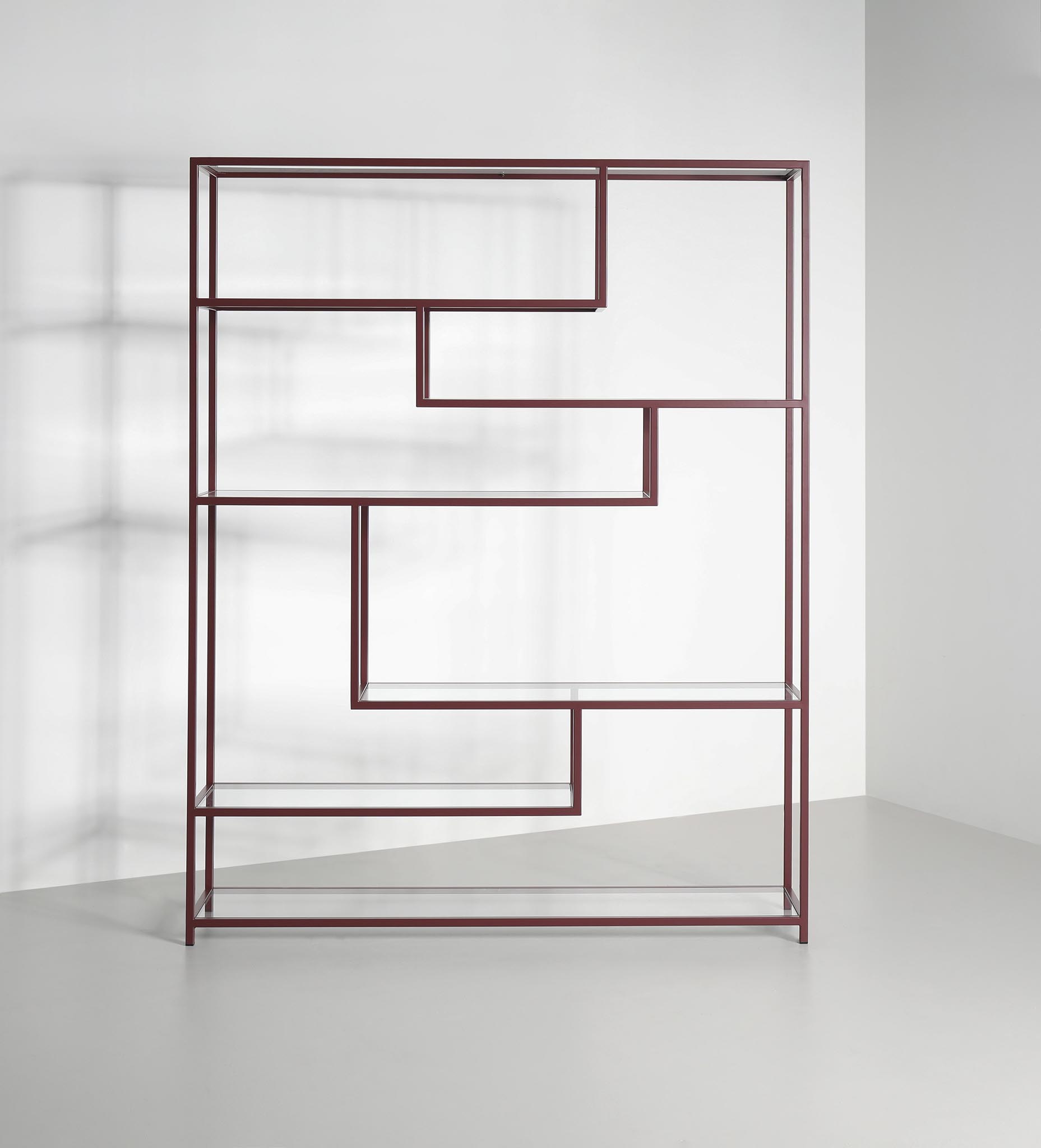 Melrose Shelf in Bridge Red